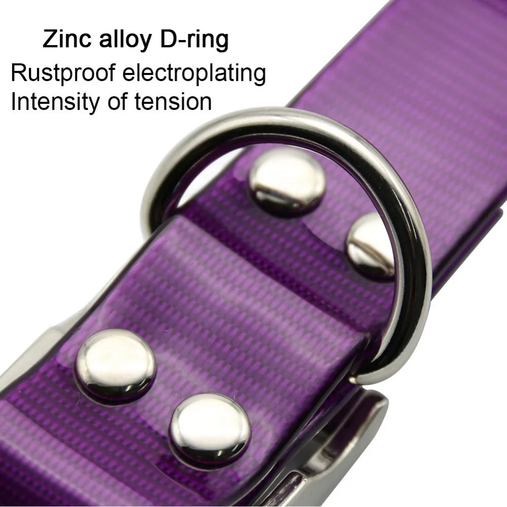 Waterproof TPU & Nylon Dog Collar