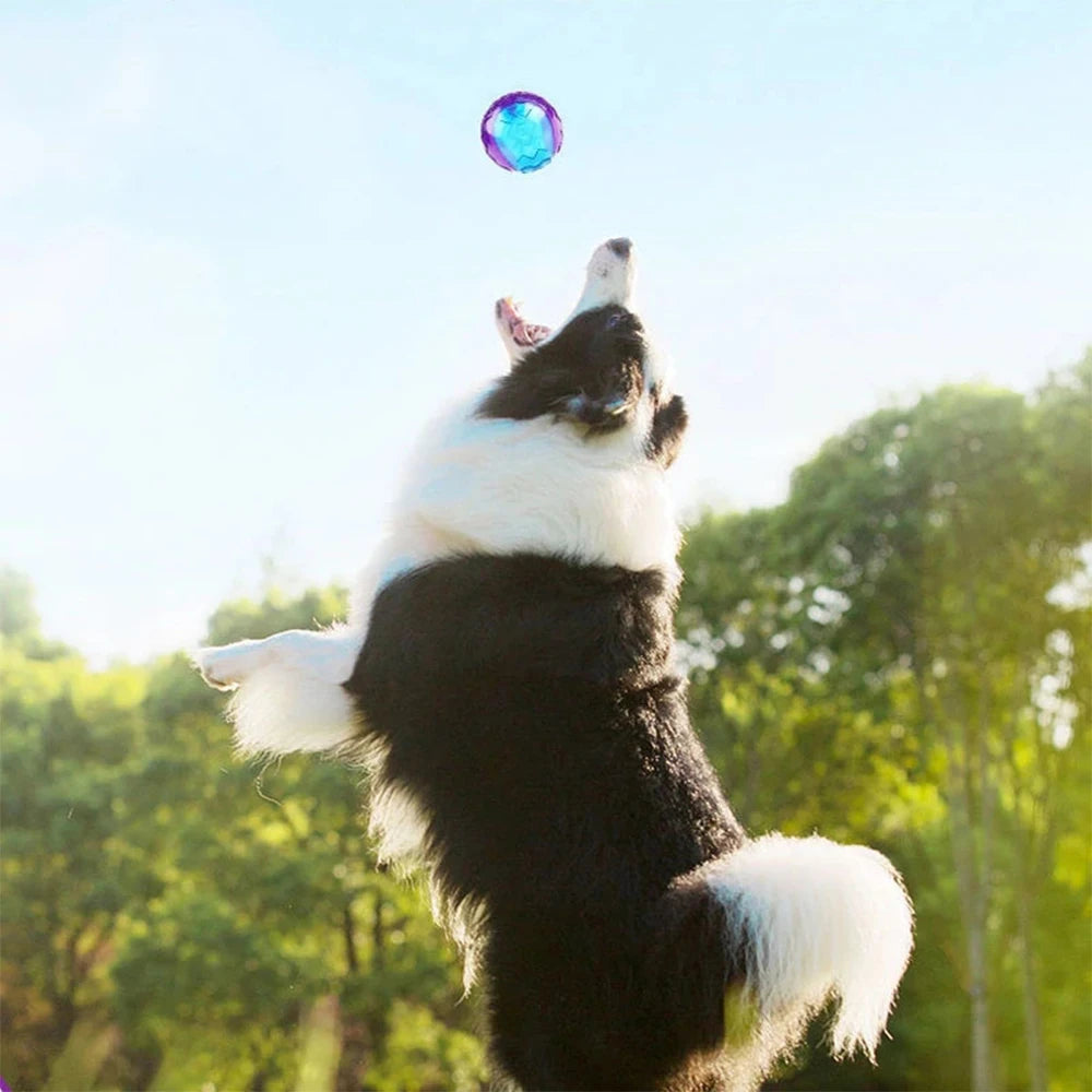 Natural Rubber Squeaky Chew Ball