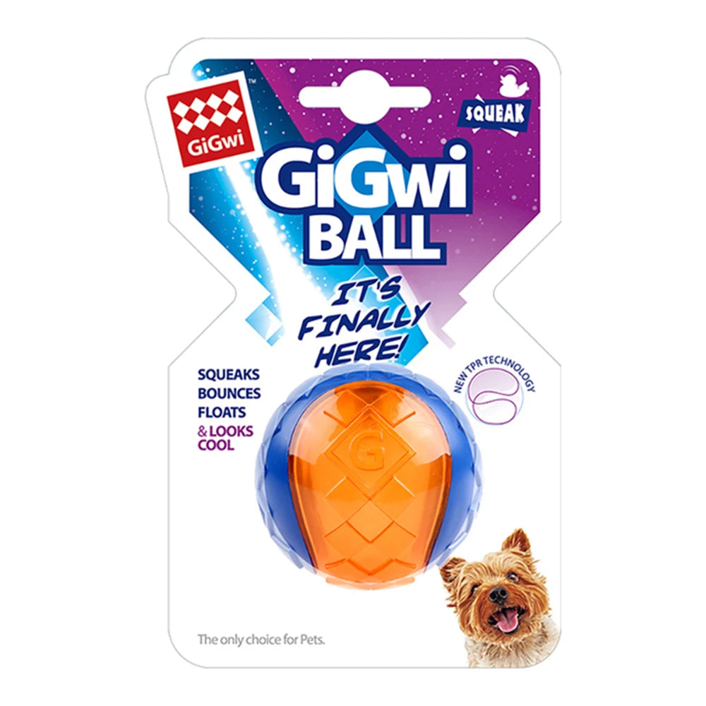 Natural Rubber Squeaky Chew Ball