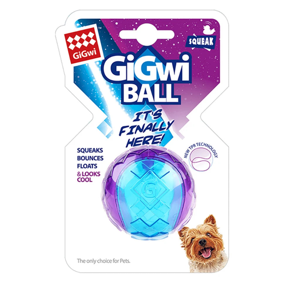 Natural Rubber Squeaky Chew Ball