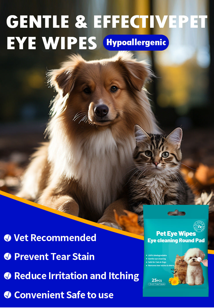 Pet Tear Stain Remover Wipes