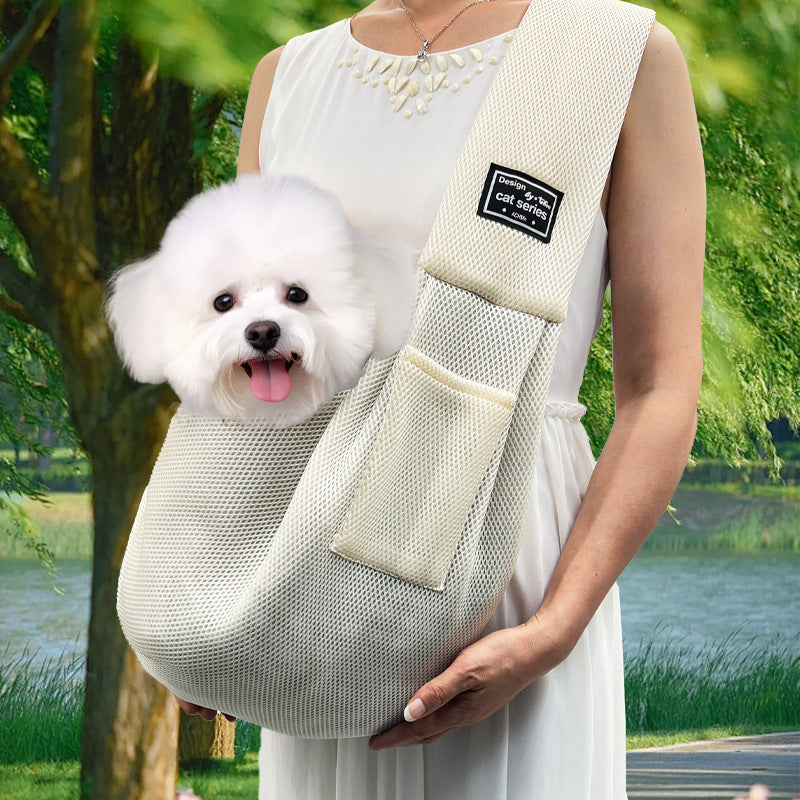 Breathable Mesh Summer Pet Sling Bag