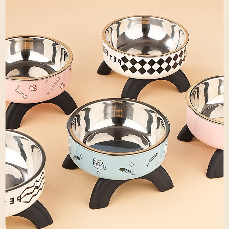 Elevated Ergonomic Cat Food Bowl