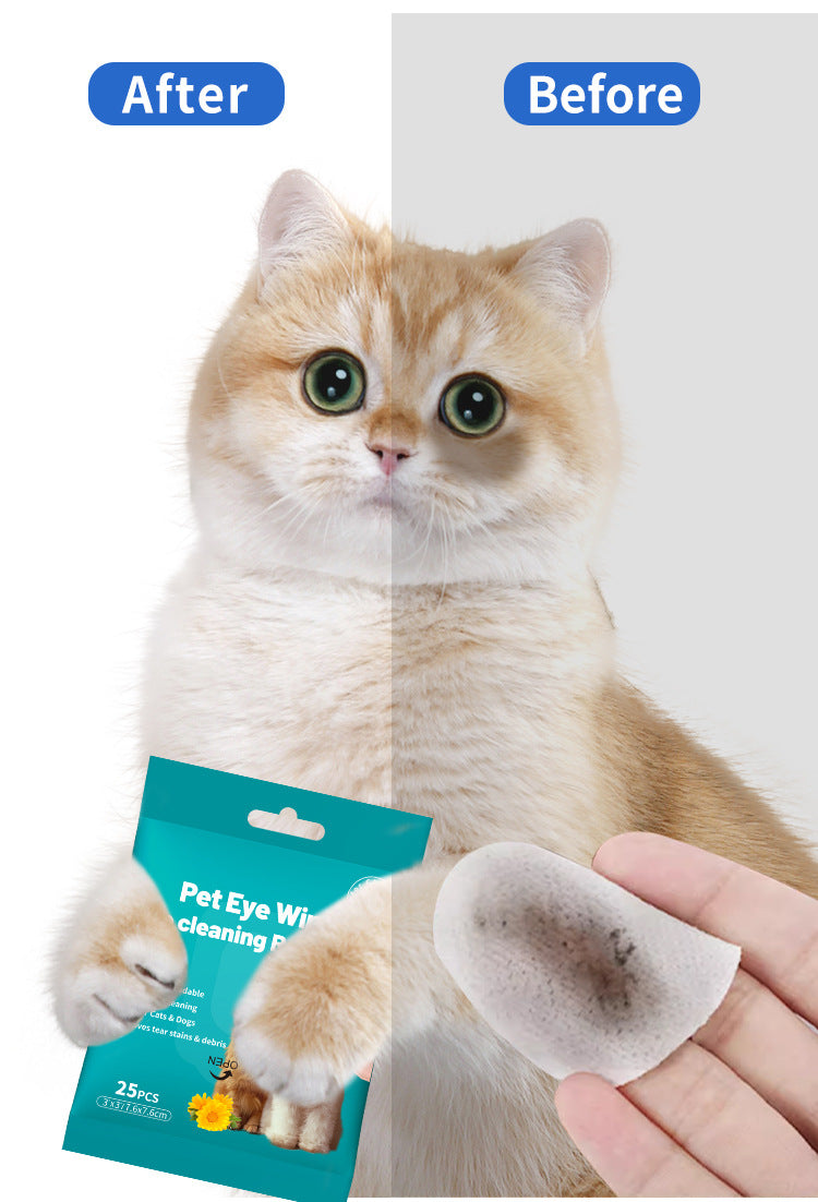 Pet Tear Stain Remover Wipes