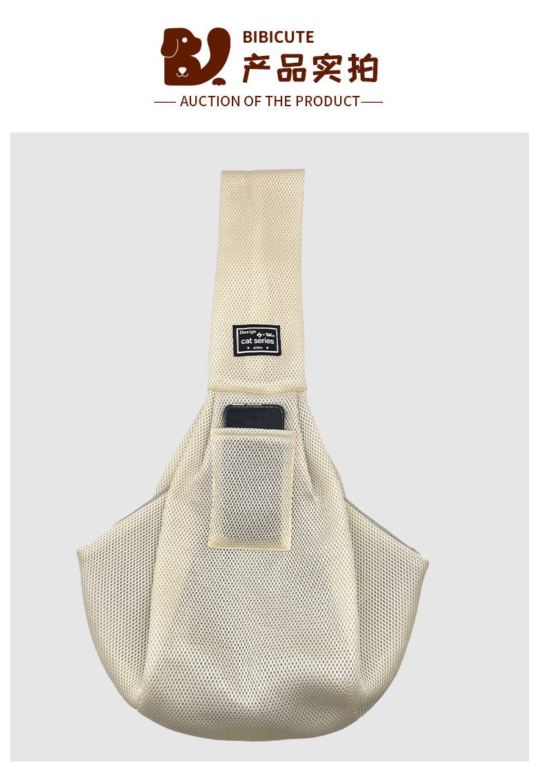 Breathable Mesh Summer Pet Sling Bag