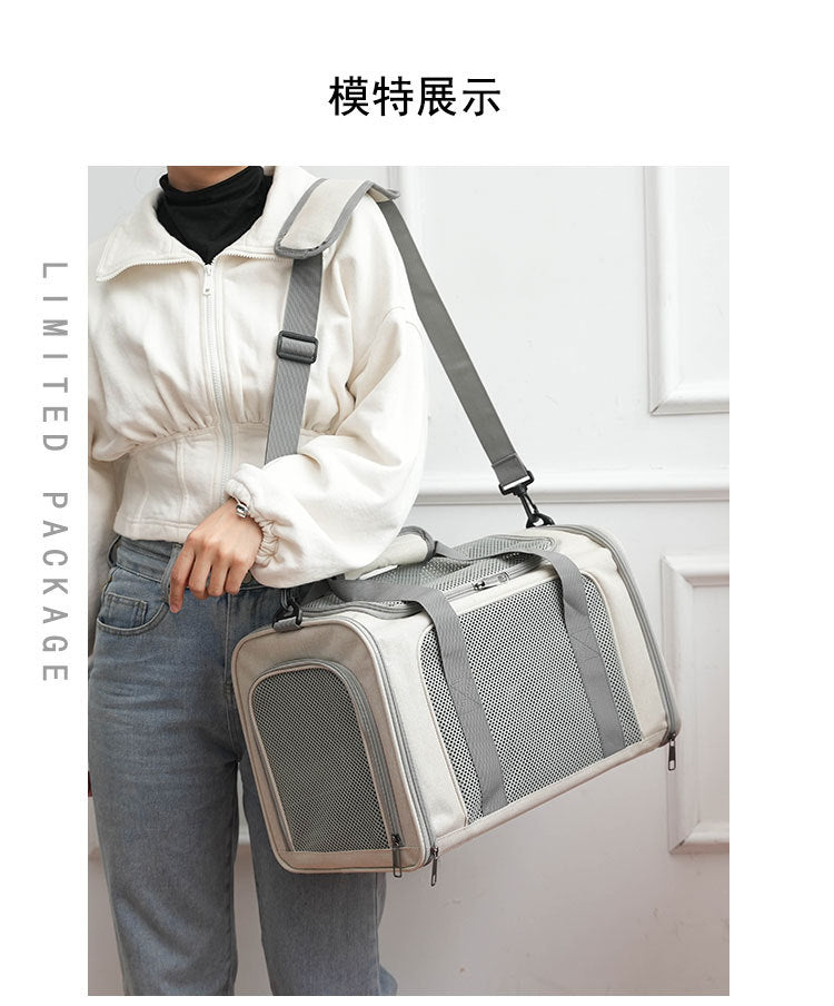 Large Foldable Travel Pet Carrier Cage