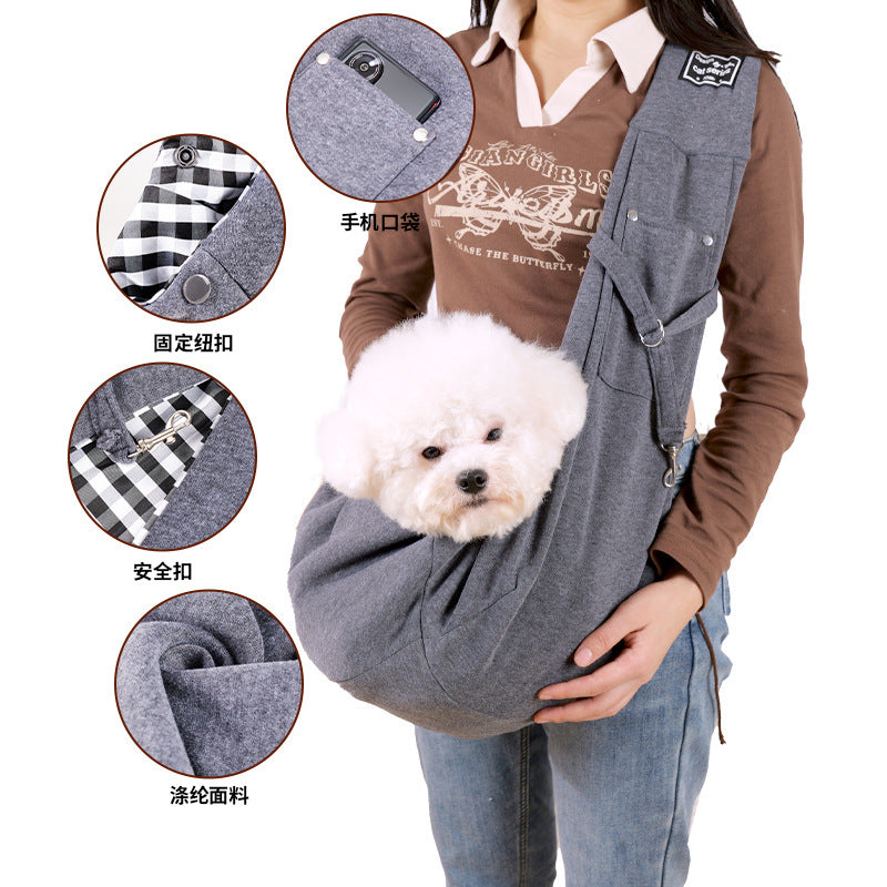 Soft Padded Pet Shoulder Crossbody Bag