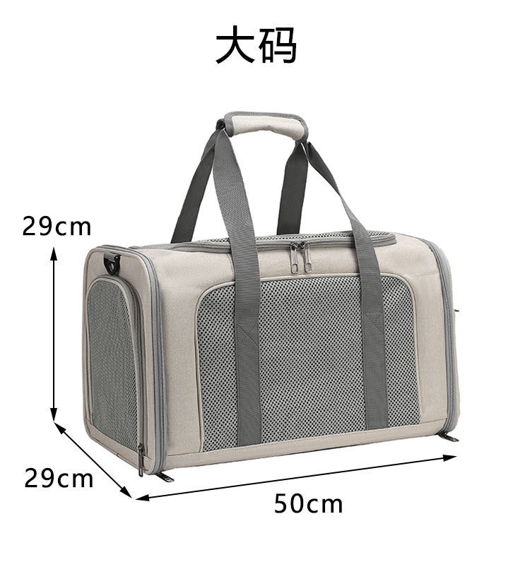 Large Foldable Travel Pet Carrier Cage
