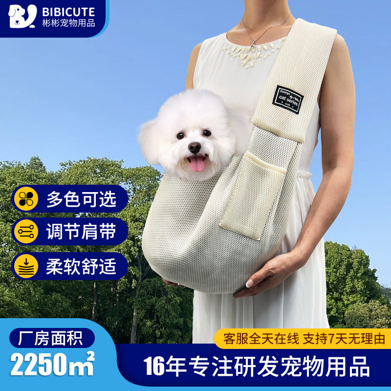 Breathable Mesh Summer Pet Sling Bag