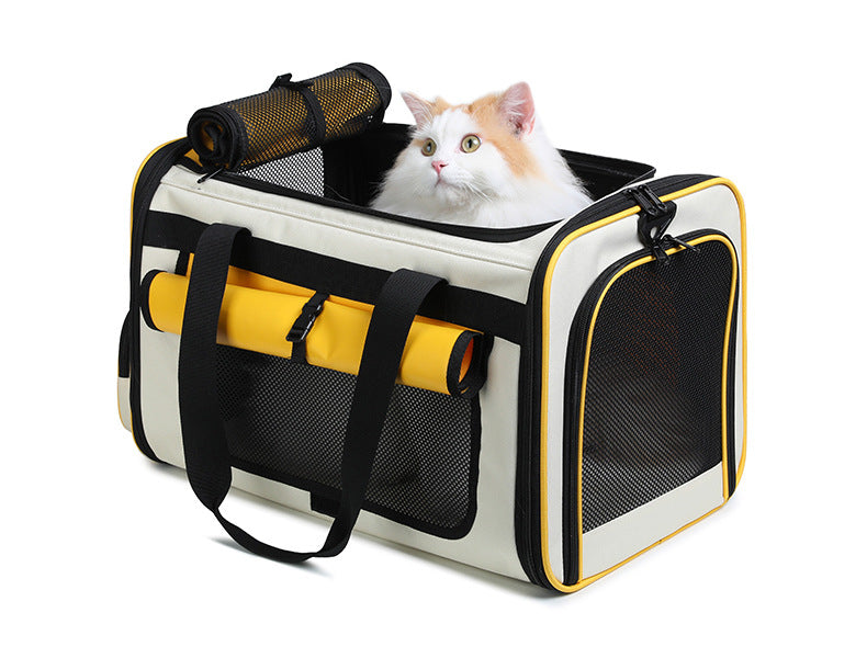 Foldable Breathable Pet Travel Handbag