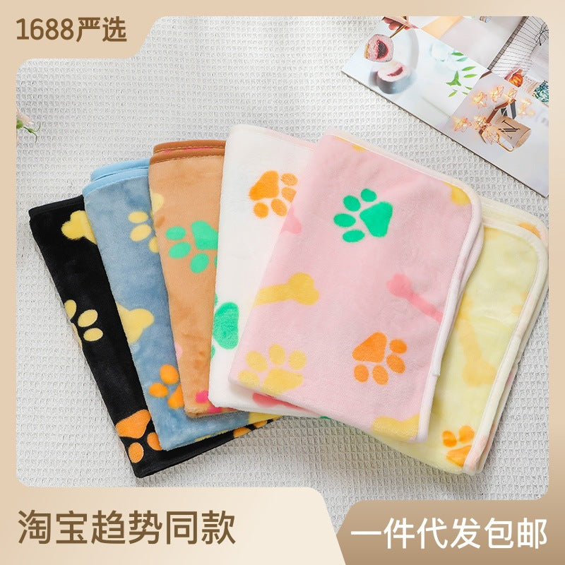 Ultra-Soft Plush Flannel Pet Blanket