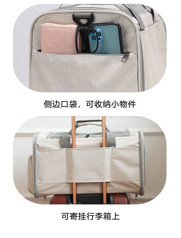 Large Foldable Travel Pet Carrier Cage
