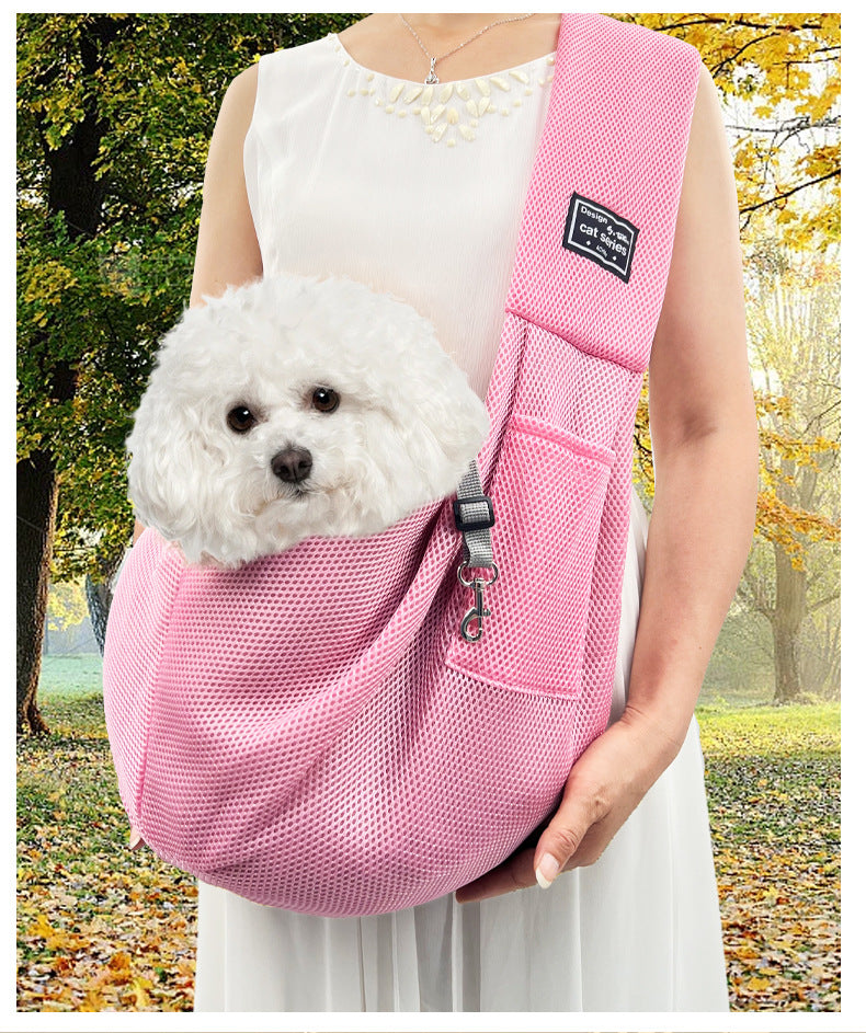 Breathable Mesh Summer Pet Sling Bag