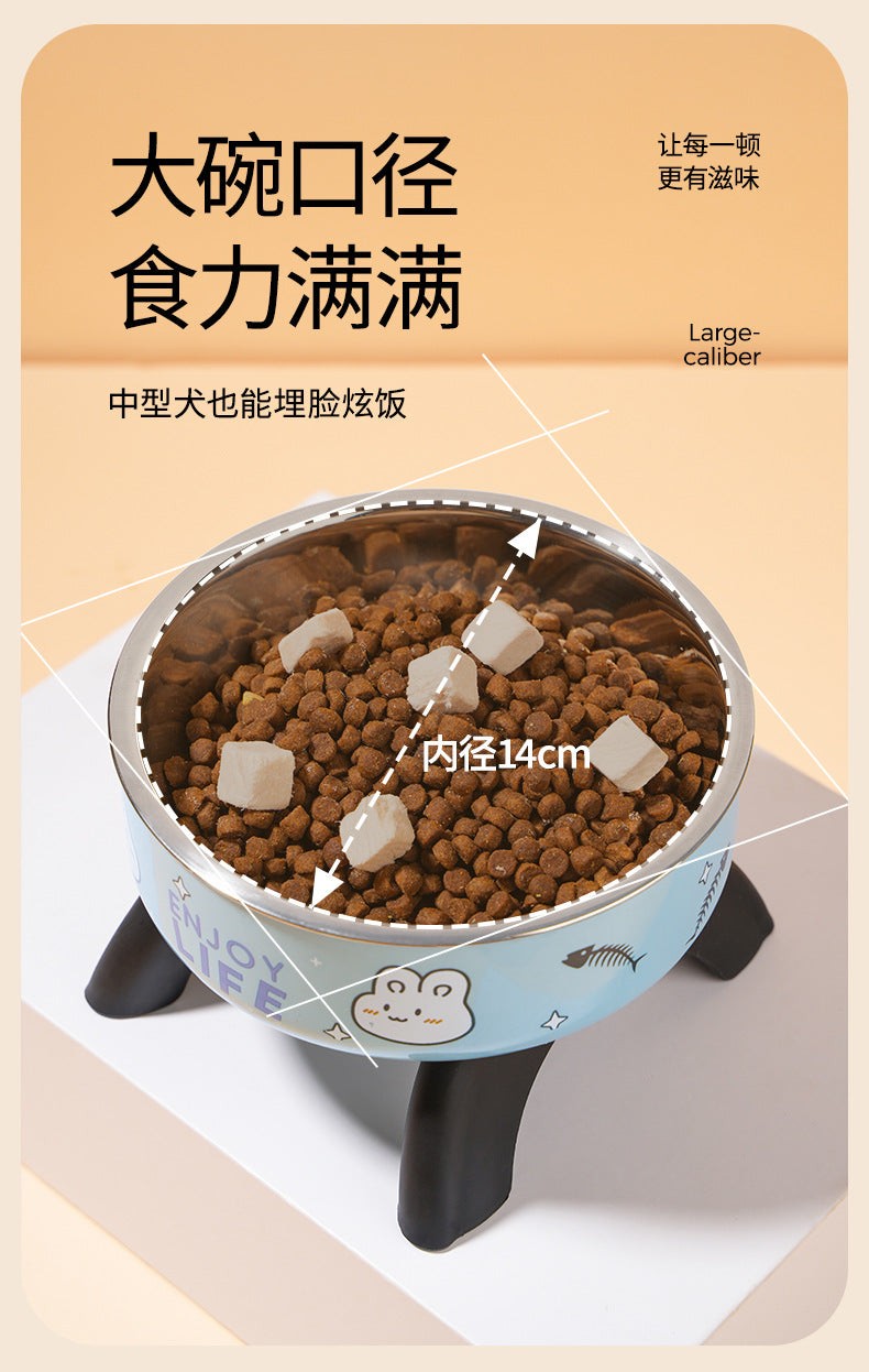 Elevated Ergonomic Cat Food Bowl