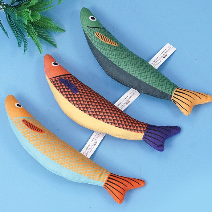 Interactive Flopping Fish Cat Chew Toy