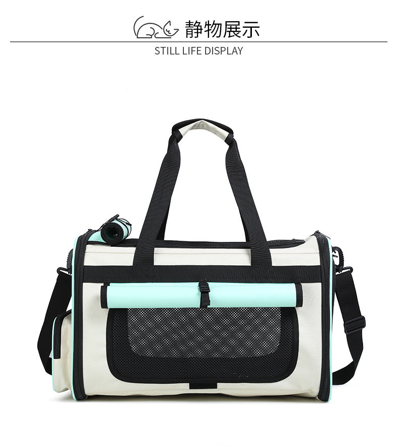 Foldable Breathable Pet Travel Handbag