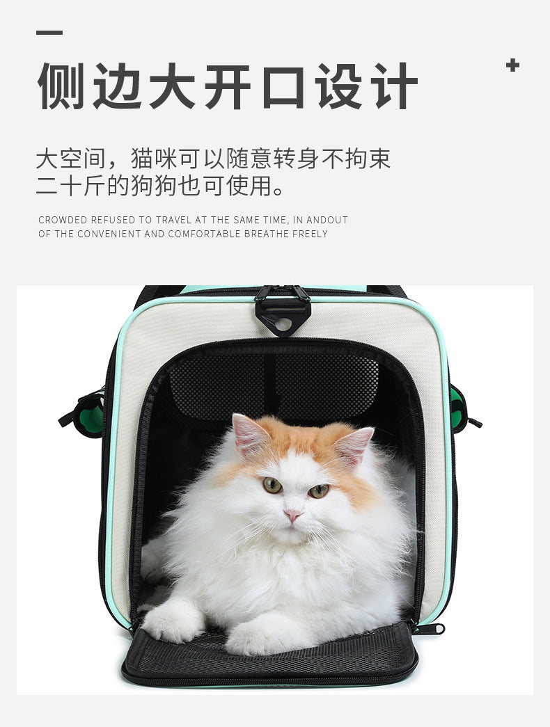 Foldable Breathable Pet Travel Handbag