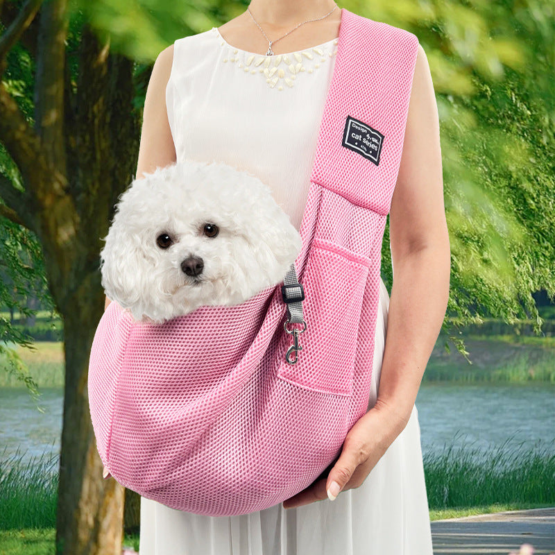 Breathable Mesh Summer Pet Sling Bag