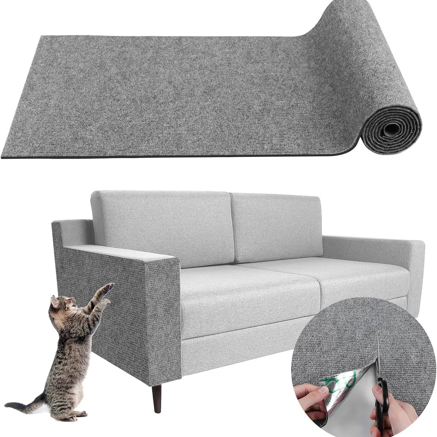 Self-Adhesive Cat Scratch Protector Mat