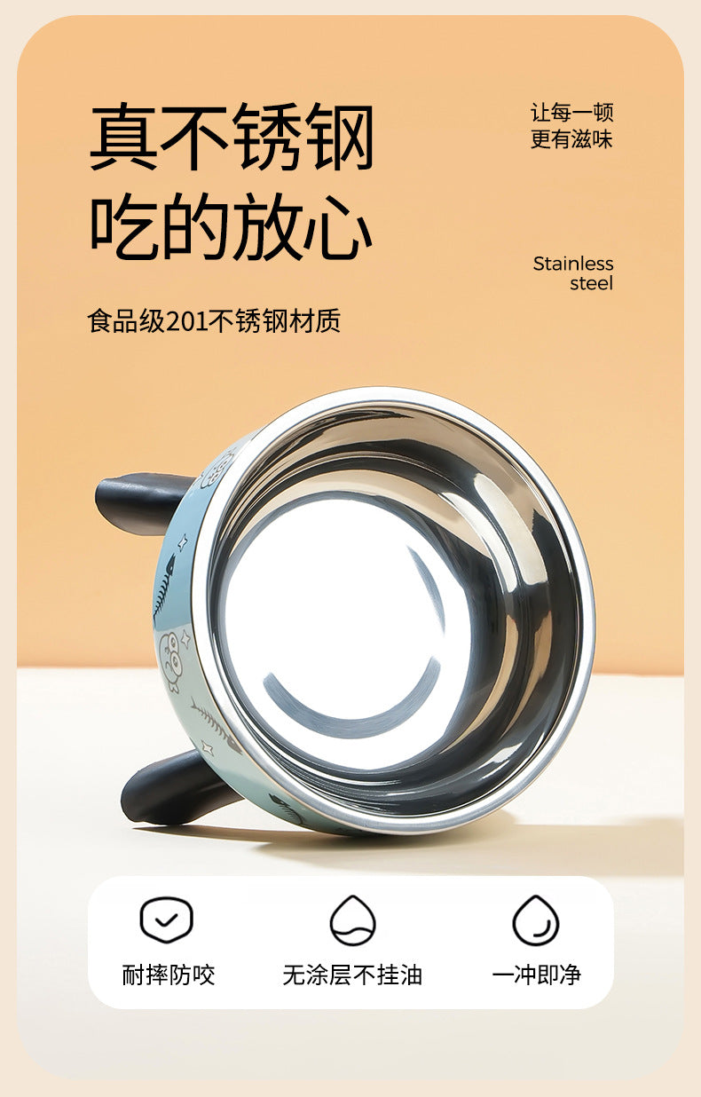 Elevated Ergonomic Cat Food Bowl