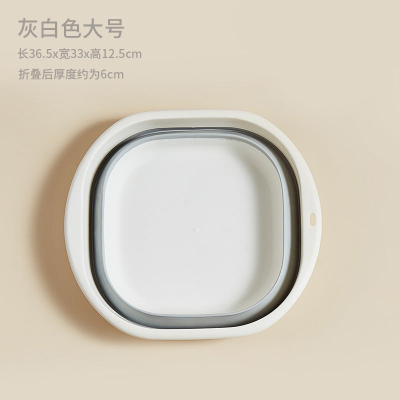 Foldable Silicone Portable Washbasin