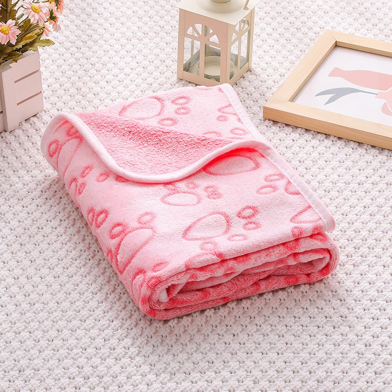 Ultra-Soft Plush Flannel Pet Blanket