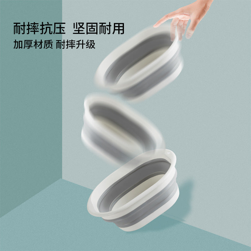 Foldable Silicone Portable Washbasin