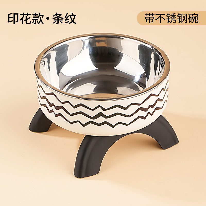Elevated Ergonomic Cat Food Bowl