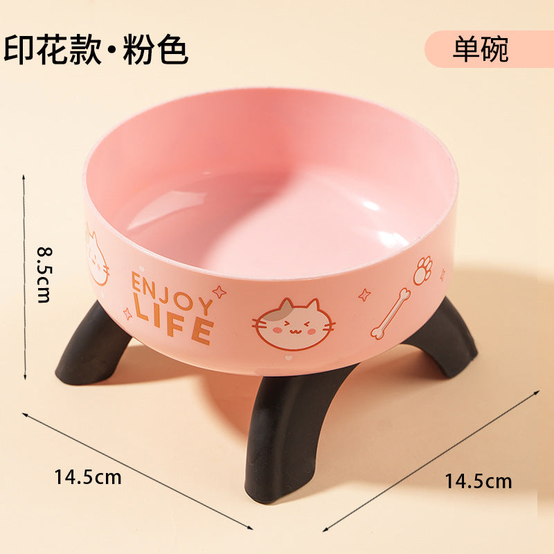 Elevated Ergonomic Cat Food Bowl