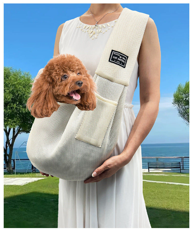 Breathable Mesh Summer Pet Sling Bag