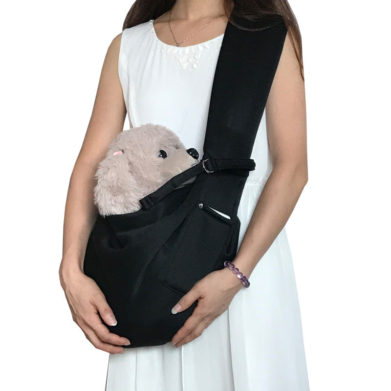 Ergonomic Hands-Free Pet Sling Carrier Bag