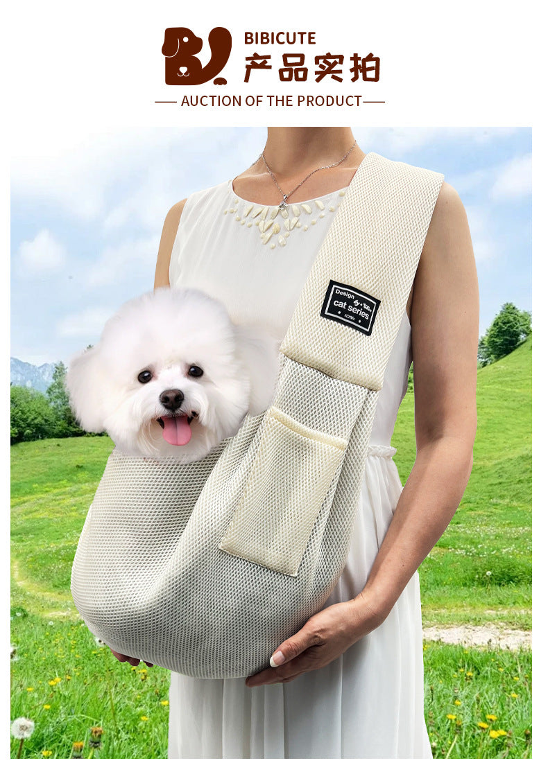 Breathable Mesh Summer Pet Sling Bag