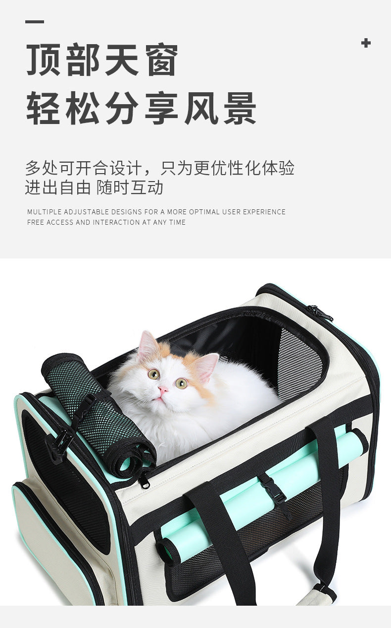 Foldable Breathable Pet Travel Handbag