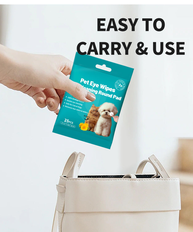 Pet Tear Stain Remover Wipes
