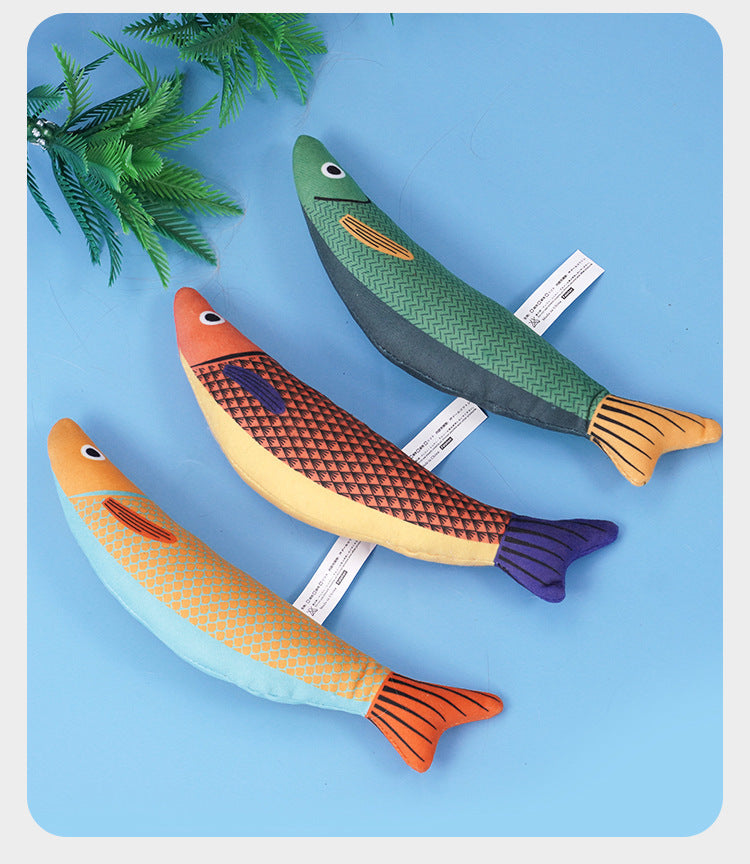 Interaktives zappelndes Fisch-Katzenspielzeug