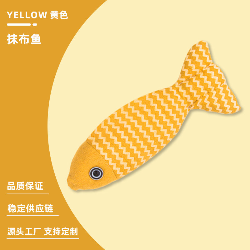 Interactive Flopping Fish Cat Chew Toy