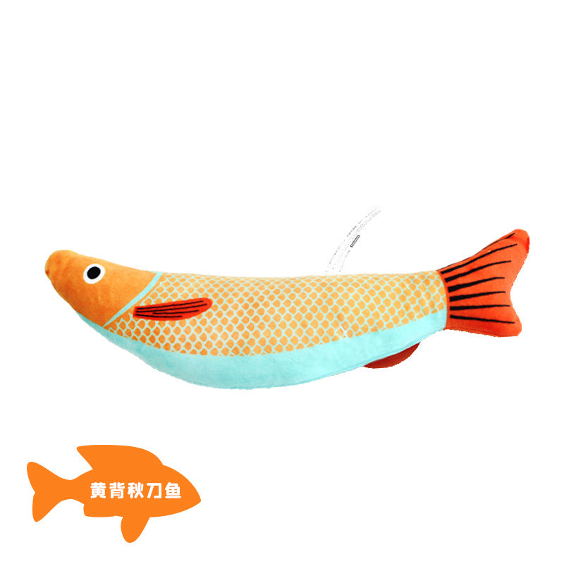 Interactive Flopping Fish Cat Chew Toy