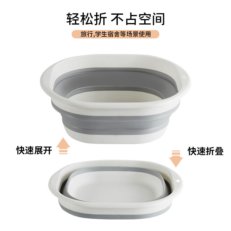 Foldable Silicone Portable Washbasin
