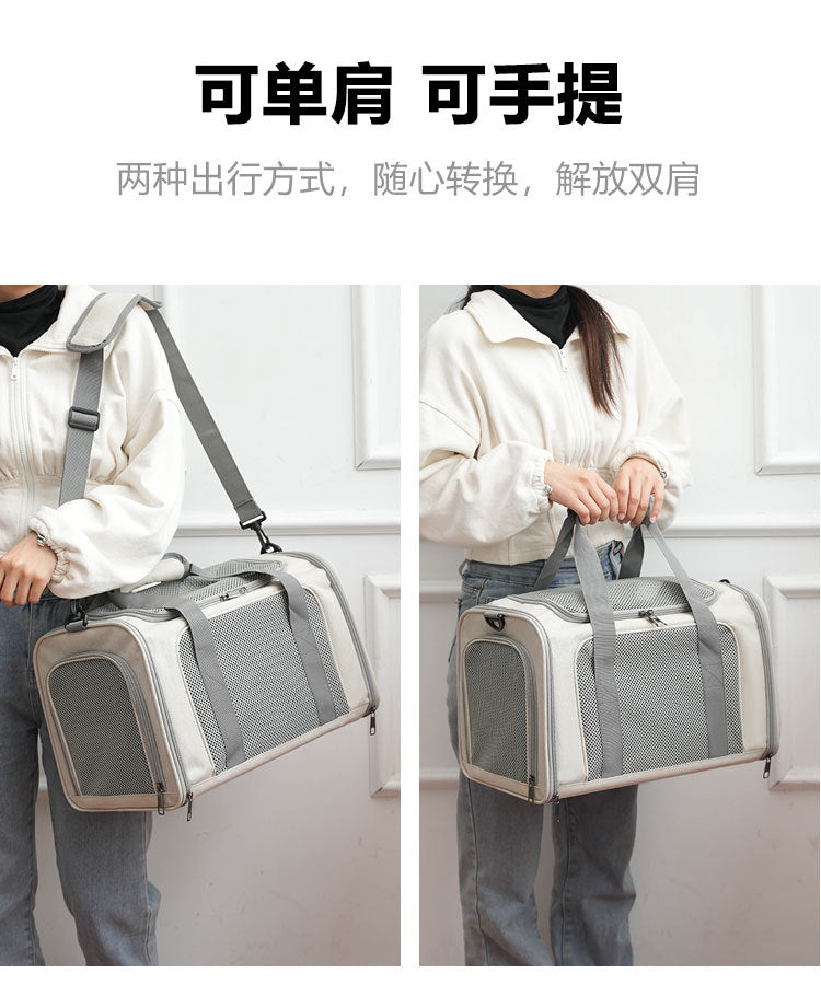 Large Foldable Travel Pet Carrier Cage