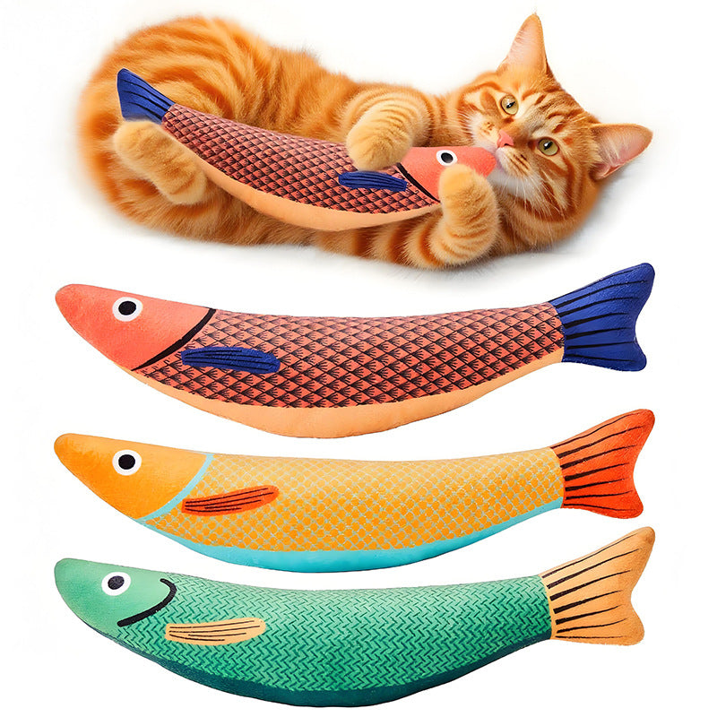 Interactive Flopping Fish Cat Chew Toy