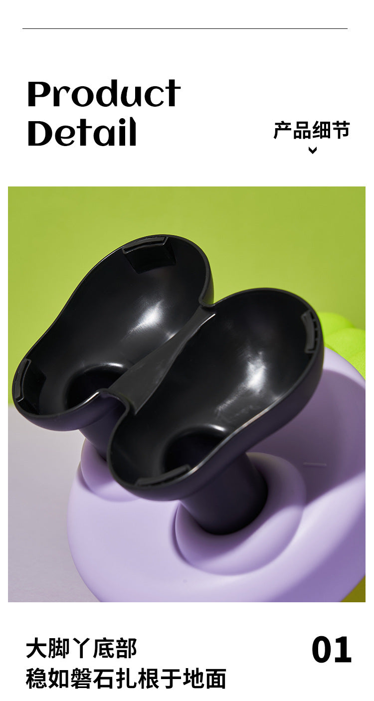 Non-Slip Stainless Steel Elevated Pet Bowl