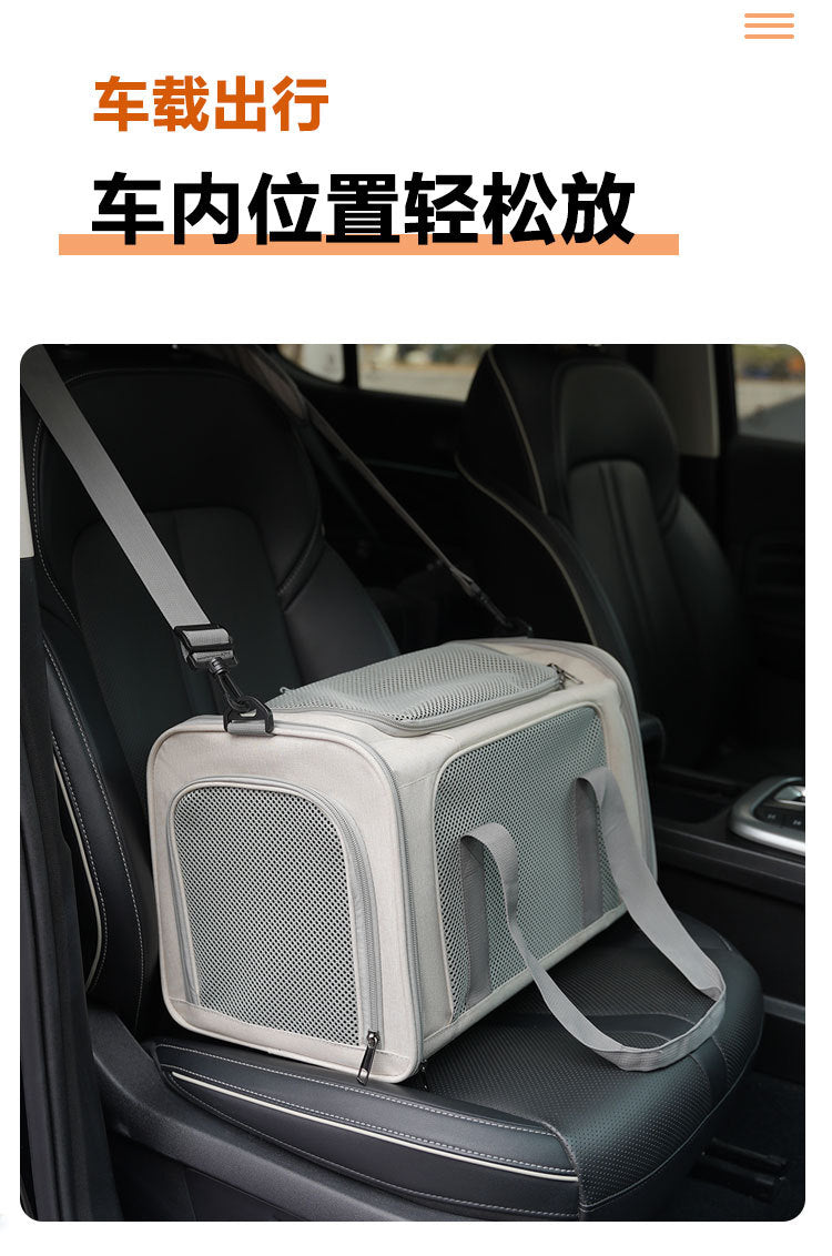 Large Foldable Travel Pet Carrier Cage