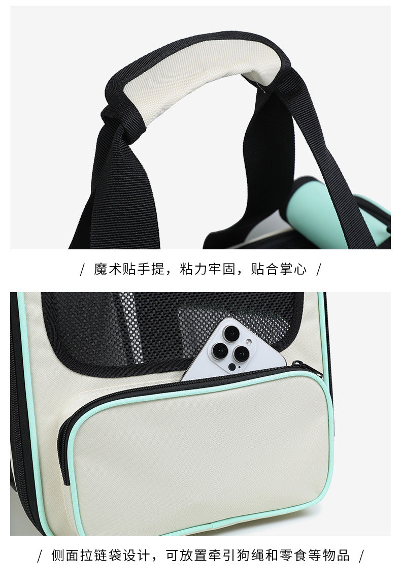 Foldable Breathable Pet Travel Handbag