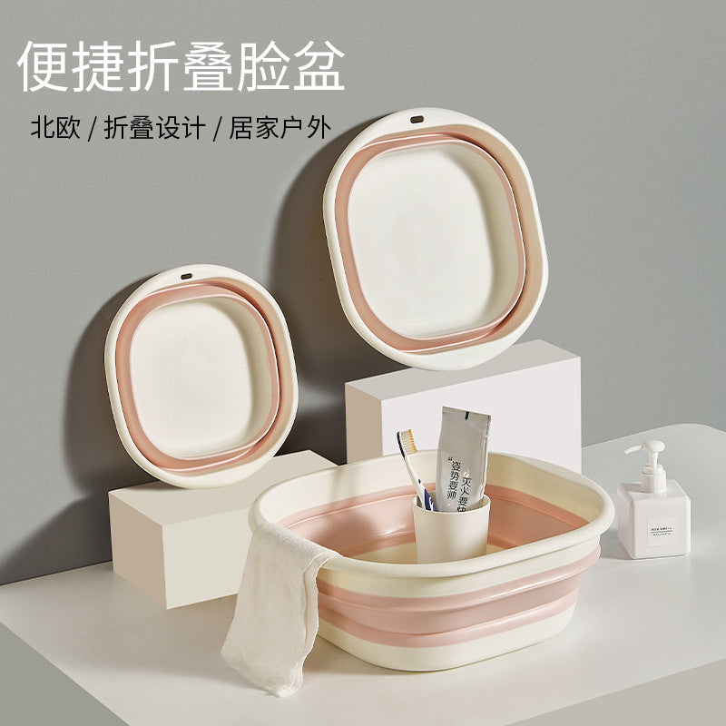 Foldable Silicone Portable Washbasin
