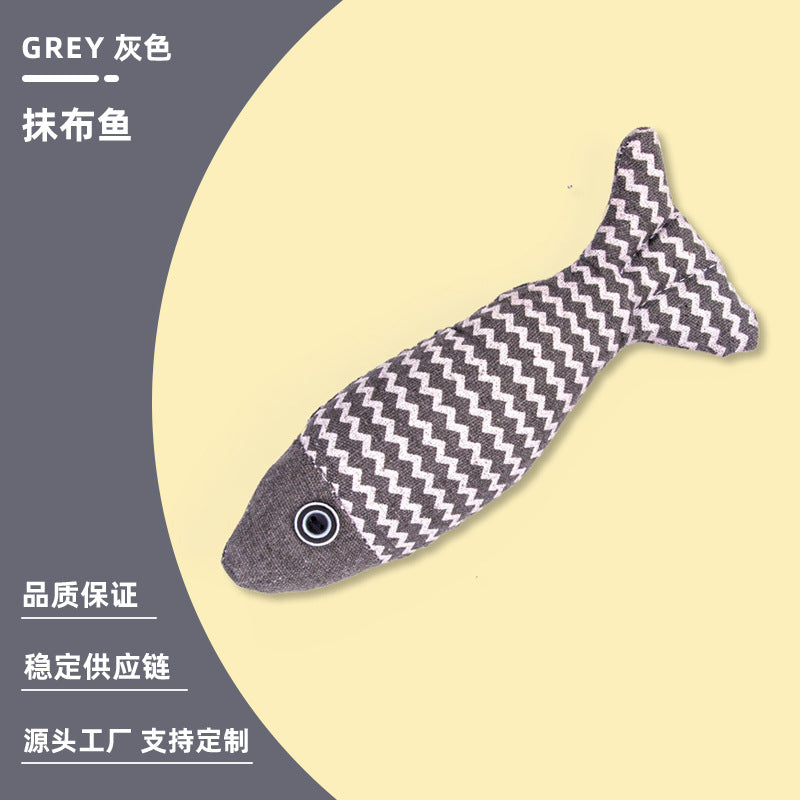 Interactive Flopping Fish Cat Chew Toy
