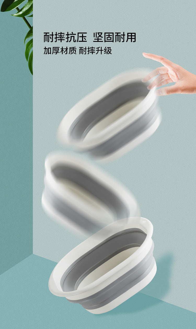 Foldable Silicone Portable Washbasin