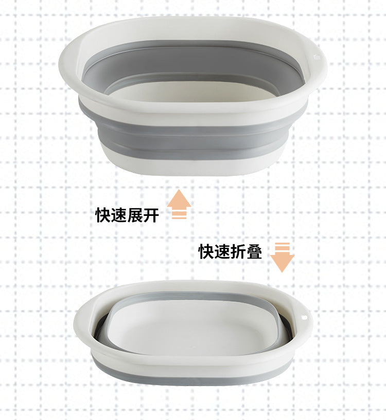 Foldable Silicone Portable Washbasin