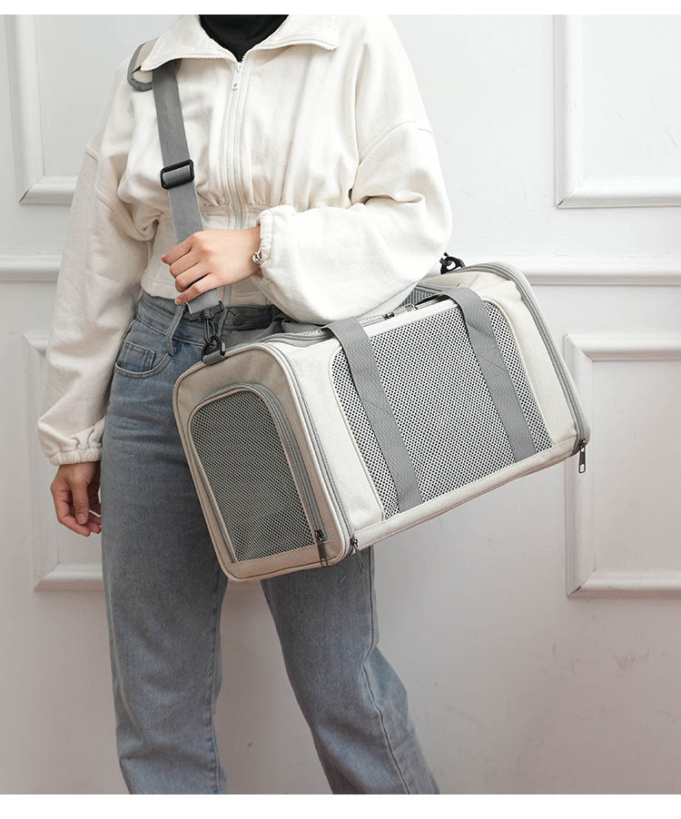 Large Foldable Travel Pet Carrier Cage