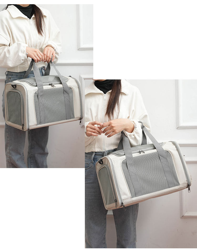 Large Foldable Travel Pet Carrier Cage