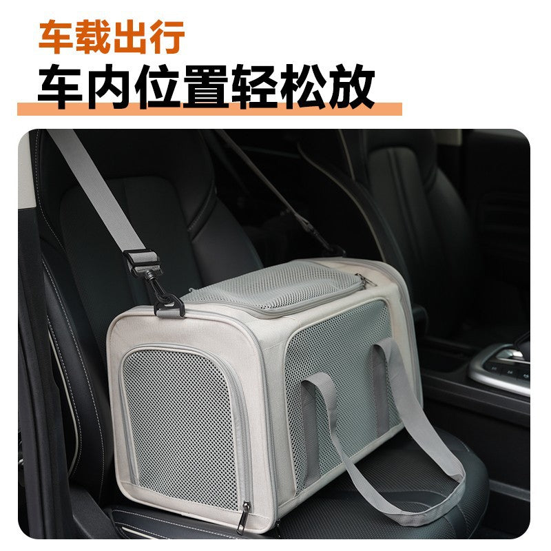 Large Foldable Travel Pet Carrier Cage